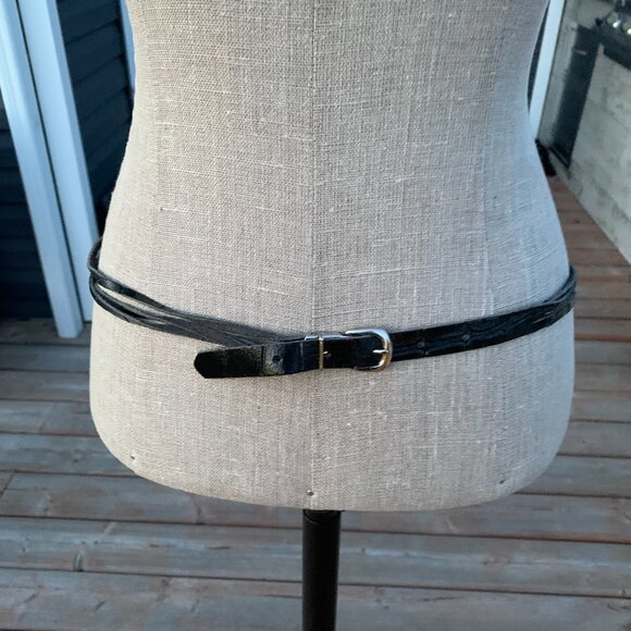 Vintage Century Metal Beaded Leather Hip Waist Drape Belt Southwestern Boho - Picture 6 of 15